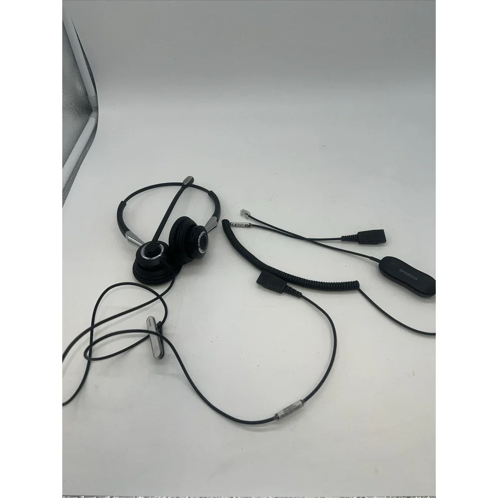 Jabra BiZ 2400 Stereo Corded Noise Canceling QD Headset 2409-820-205 with GN1200